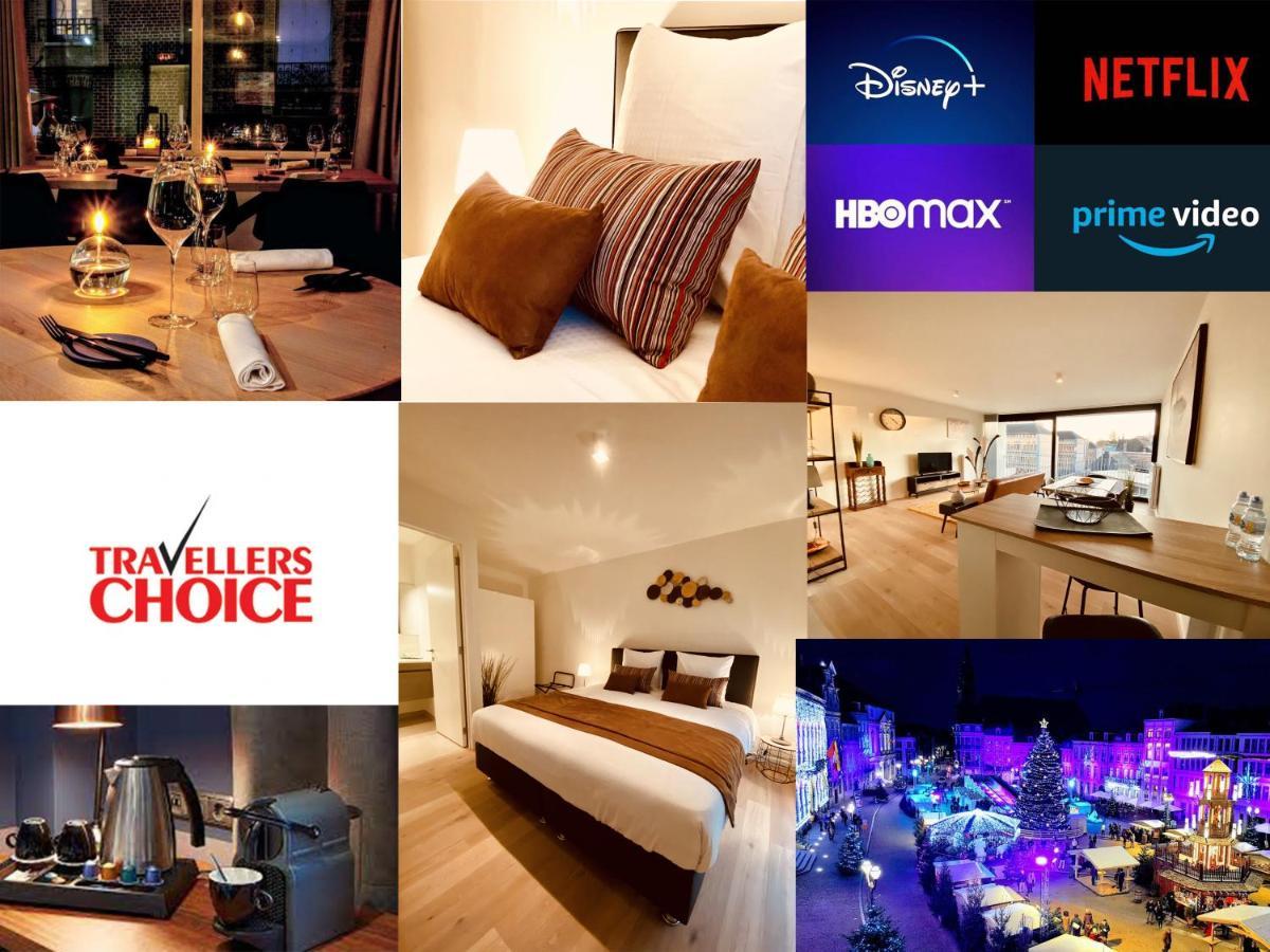 Luxury Apartment Mons City Center ภายนอก รูปภาพ